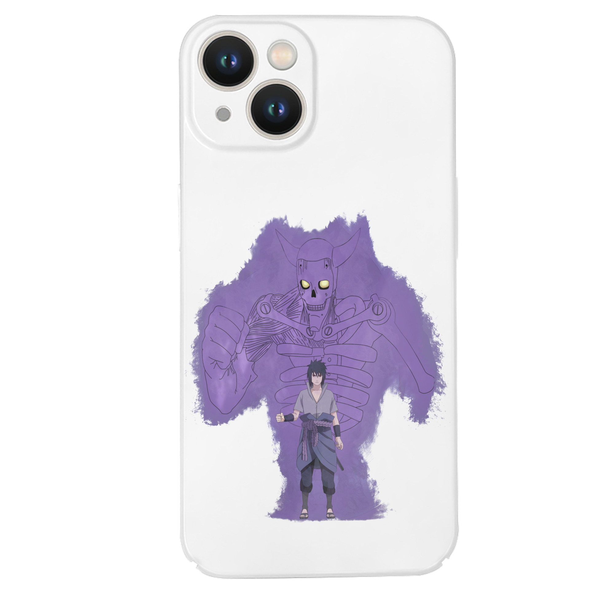 （画像用） NARUTO -ナルト- うちは サスケ Uchiha Sasuke 【iPhone 14シリーズ対応】ハードケース